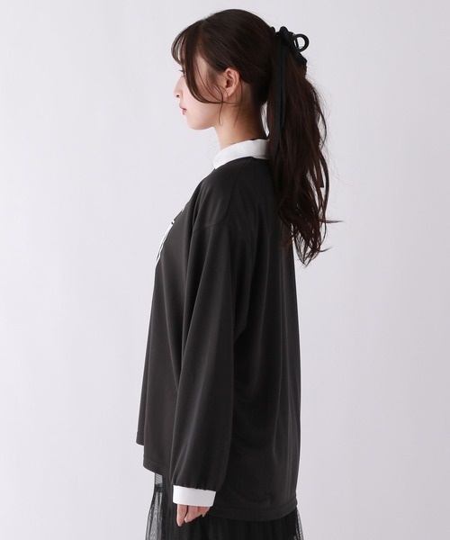 repipi armario（レピピ アルマリオ）の「ナンバリングルーズロンT（Tシャツ/カットソー・キッズ・ホワイト/ネイビー/ブラック・SMALL/MEDIUM/LARGE）」の15枚目の写真
