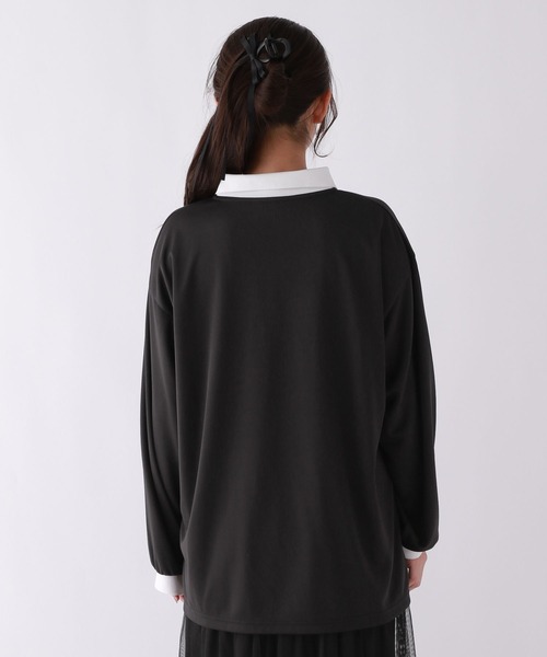 repipi armario（レピピ アルマリオ）の「ナンバリングルーズロンT（Tシャツ/カットソー・キッズ・ホワイト/ネイビー/ブラック・SMALL/MEDIUM/LARGE）」の16枚目の写真