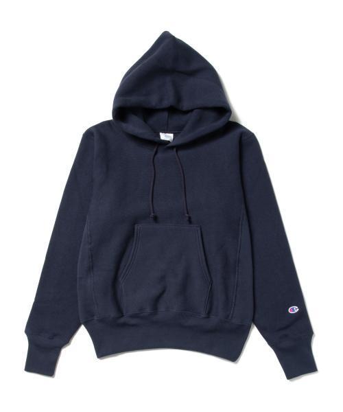 Champion（チャンピオン）の「CHAMPION / フードスウェットパーカ（スウェット・レディース・グレー/ブラック/ネイビー・SMALL）」の4枚目の写真