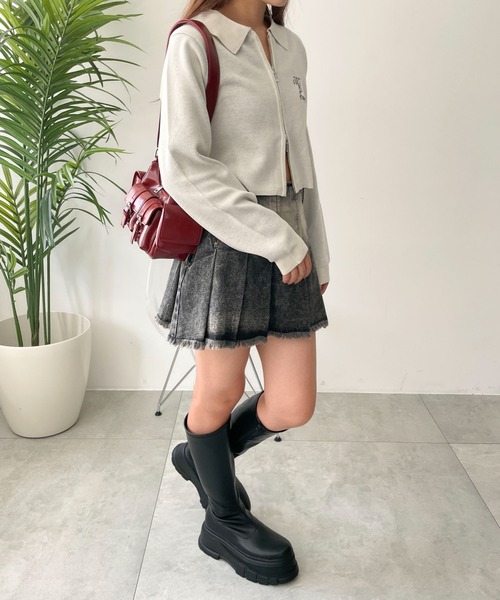 WEGO(ウィゴー)の「WEGO/金具デザインポケットショルダー(ショルダーバッグ・レディース・ブラック/ブラック系その他/グレー/レッド/ブルー系1/ブラウン・FREE)」の14枚目の写真