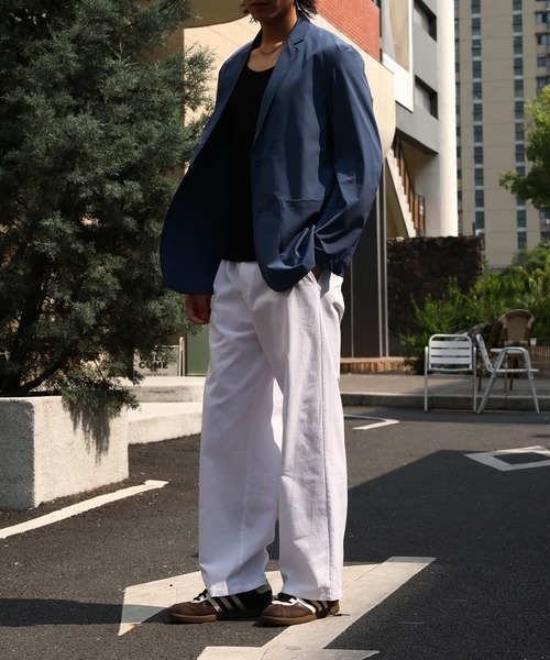 Cloudstyle(クラウドスタイル)の「【Cloudstyle】サマー リラックス テーラードジャケット/ストレッチ 接触冷感 洗濯機可能(テーラードジャケット・メンズ・ネイビー/ブラック/ブルー/グリーン系その他/グレー・MEDIUM/LARGE/X-LARGE)」の20枚目の写真