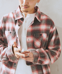 JOURNAL STANDARD relume | グランジ プリントネル チェックシャツ(シャツ/ブラウス)