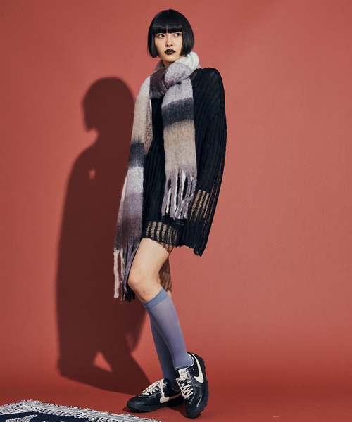 -seyto- マルチウェイ ボリューム ファー マフラー seyto（セイト）の「Multi way volume long fur muffler