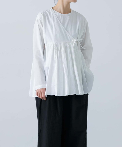 人気商品✨現行2025SS かぐれ コットンボイルアンガルカシャツ ホワイト 楽天市場】コットンボイルアンガルカシャツ／かぐれ（kagure