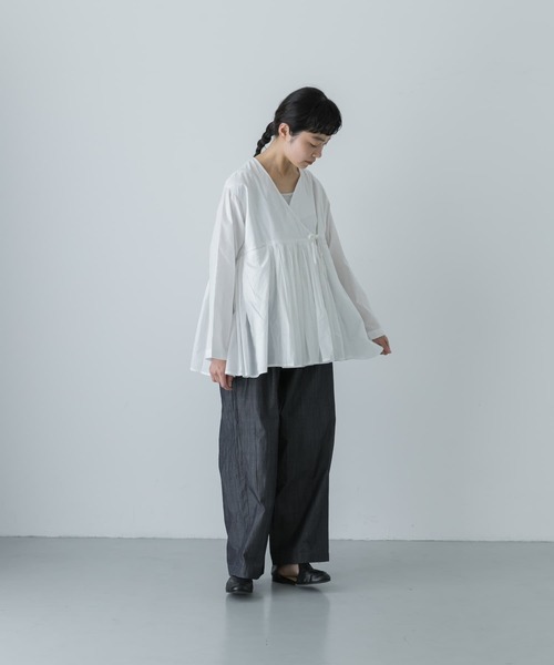 かぐれ　アンガルカシャツ　グレー　新品未使用 かぐれ（カグレ）の「アンガルカシャツ（シャツ/ブラウス）」 - WEAR