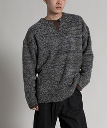 【aimoha neo】 Heathered Texture Pullover