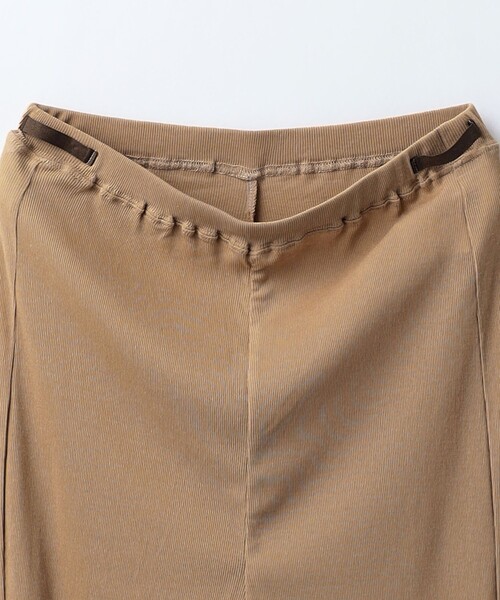 6（ロク）の「＜6(ROKU)＞コットン リブ スパッツ（レギンス/スパッツ・レディース・ベージュ/ライム・FREE）」の7枚目の写真