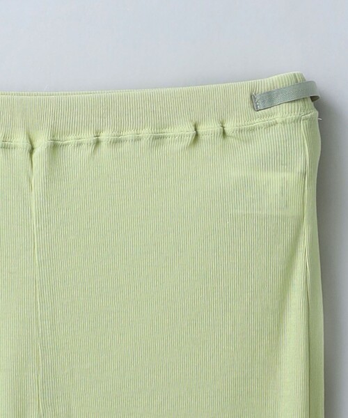 6（ロク）の「＜6(ROKU)＞コットン リブ スパッツ（レギンス/スパッツ・レディース・ベージュ/ライム・FREE）」の11枚目の写真