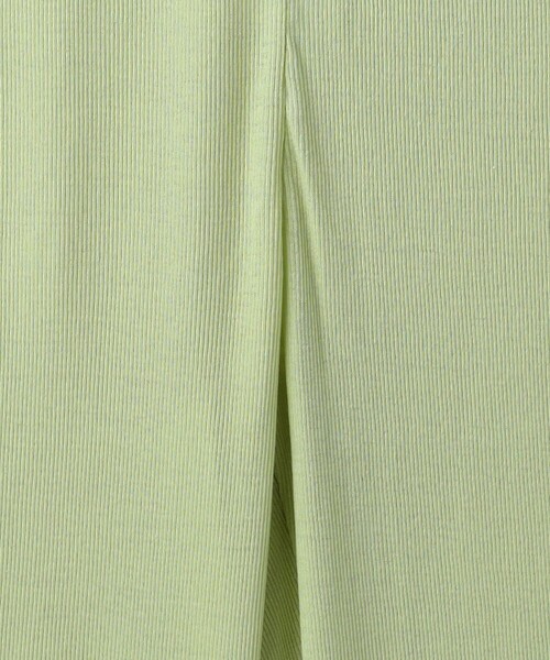 6（ロク）の「＜6(ROKU)＞コットン リブ スパッツ（レギンス/スパッツ・レディース・ベージュ/ライム・FREE）」の8枚目の写真