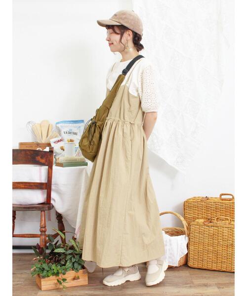 Samansa Mos2（サマンサ モスモス）の「オーバーレースパフスリーブカットソー（Tシャツ/カットソー・レディース・チャコールグレー/キナリ/モカ・F）」の10枚目の写真