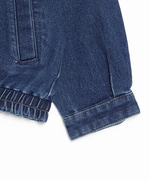petit main（プティマイン）の「【リンク】デニムフリルジャケット(キッズ)（デニムジャケット・キッズ・サックスブルー/ブルー・80ｃｍ/90cm/110cm/120cm/130cm/100cm）」の19枚目の写真