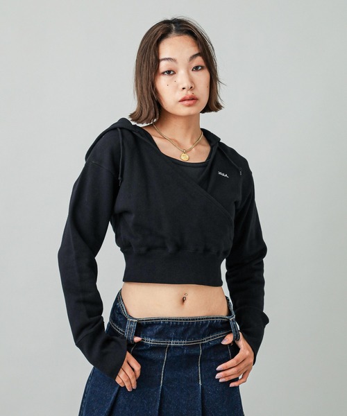 【セール】2PIECE TOPS（パーカー）｜X-girl（エックスガール）