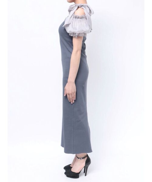 RESEXXY（リゼクシー）の「ボリュームリボンカットワンピース（ワンピース・レディース・ブラック/ベージュ/ブルー・FREE）」の21枚目の写真