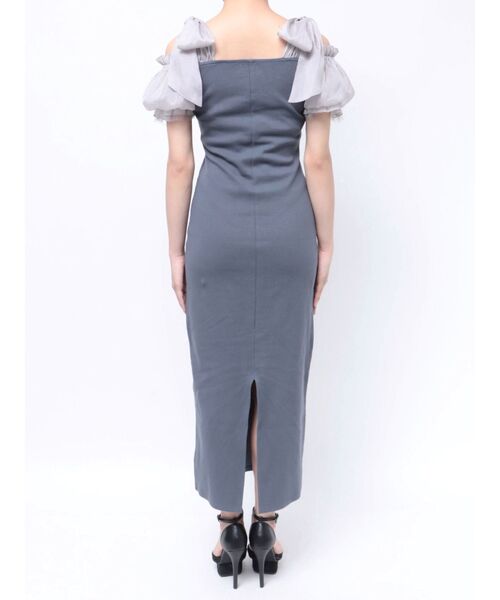 RESEXXY（リゼクシー）の「ボリュームリボンカットワンピース（ワンピース・レディース・ブラック/ベージュ/ブルー・FREE）」の22枚目の写真