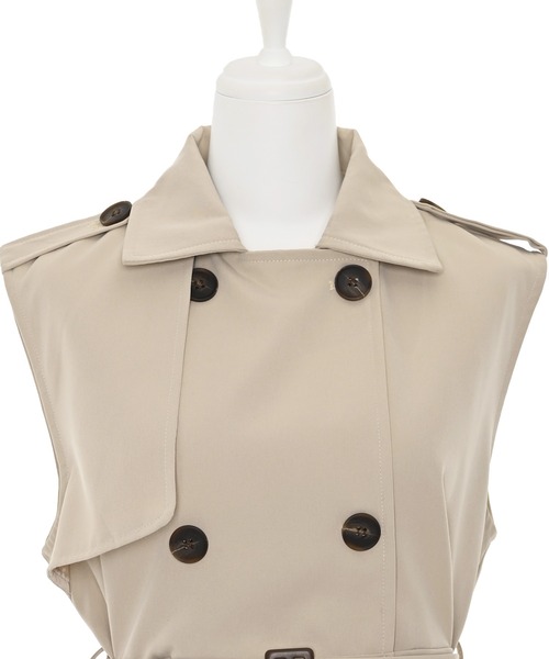 【セール】【Narcissus】トレンチベストジャケット（トレンチコート）｜Narcissus（ナルシス）