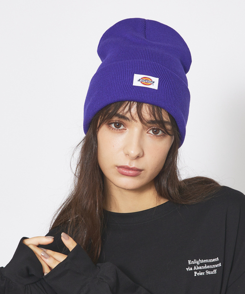 Dickies(ディッキーズ)の「【Dickes /ディッキーズ】Knit-watch/定番ビーニー/ユニセックス(ニットキャップ/ビーニー・メンズ・イエロー/パープル/ネイビー/オフホワイト/ブルー・フリー)」の4枚目の写真