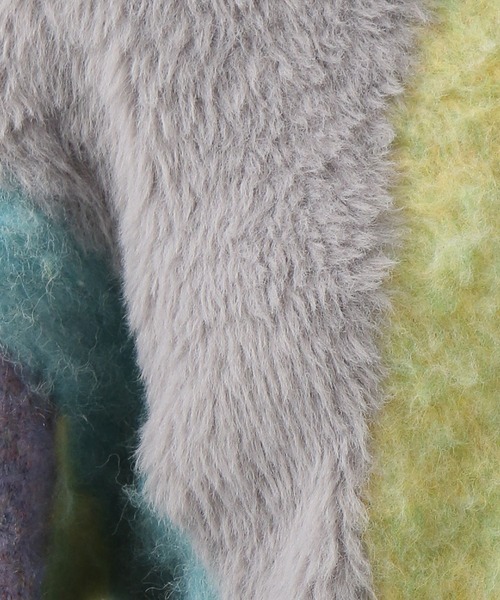 BAYFLOW(ベイフロー)の「ニュアンスパターンニットプルオーバー(ニット/セーター・レディース・モカ/ブラウン/ライトブルー・FREE)」の10枚目の写真