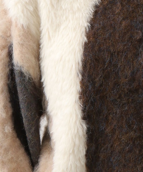 BAYFLOW(ベイフロー)の「ニュアンスパターンニットプルオーバー(ニット/セーター・レディース・モカ/ブラウン/ライトブルー・FREE)」の11枚目の写真