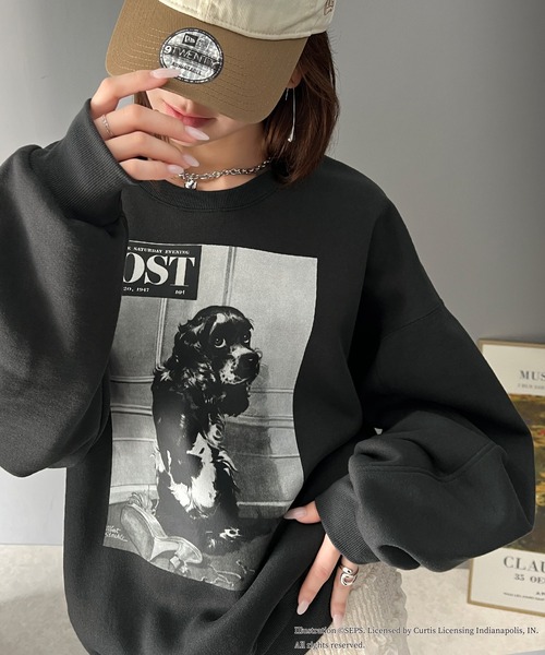 セール】『THE SATURDAY EVENING POST』前後2way裏起毛プルオーバー