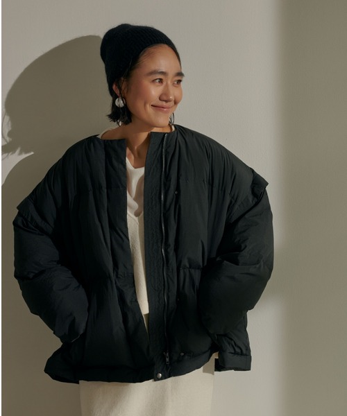 emmi ブラック ダウンジャケット MIZUNO（ミズノ） ダウンコート ダウンジャケット 「emmi｜MIZUNO