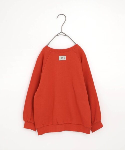 p.premier（ピードットプルミエ）の「イロチ買いしたい無地ポケットトレーナー（スウェット・キッズ・ベージュ/レッド/ブラック/サックスブルー/オフホワイト・80/90/100/110/120/130/140）」の14枚目の写真