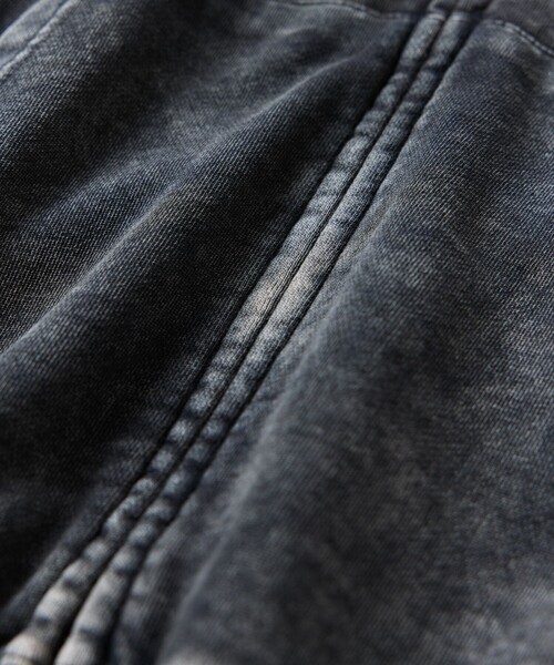 FREAK'S STORE(フリークスストア)の「限定展開 MR HEARTS/ミスターハーツ CHEMICAL WASH ZIP UP HOODIE(パーカー・メンズ・ブラック/ブラウン/ネイビー・MEDIUM/LARGE/SMALL)」の9枚目の写真