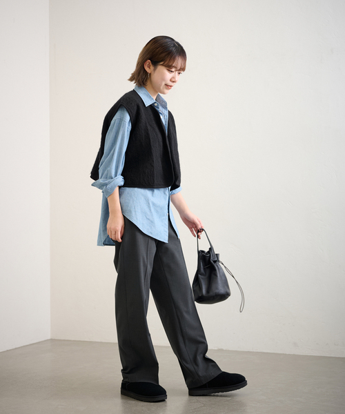 新品！FRAMeWORKフレームワーク TWウォッシャブルストレートパンツ 34 TWウォッシャブルストレートパンツ（スラックス）｜FRAMeWORK