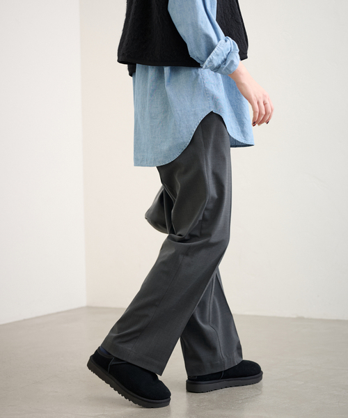 新品！FRAMeWORKフレームワーク TWウォッシャブルストレートパンツ 34 TWウォッシャブルストレートパンツ（スラックス）｜FRAMeWORK