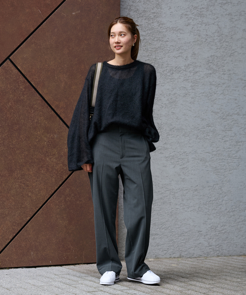 FRAMeWORK（フレームワーク）の「TWウォッシャブルストレートパンツ（スラックス・レディース・チャコールグレー/グレー/ブラック・34/36/38/40）」の16枚目の写真