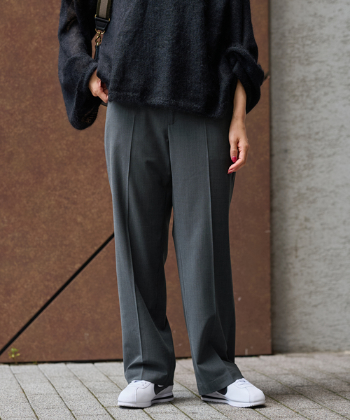 新品！FRAMeWORKフレームワーク TWウォッシャブルストレートパンツ 34 TWウォッシャブルストレートパンツ（スラックス）｜FRAMeWORK