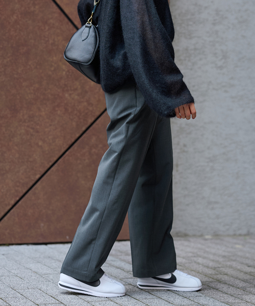 FRAMeWORK（フレームワーク）の「TWウォッシャブルストレートパンツ（スラックス・レディース・チャコールグレー/グレー/ブラック・34/36/38/40）」の22枚目の写真