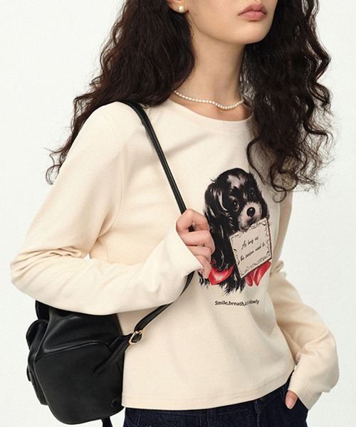 Fano studios ネコ花　ロングtシャツ Fano studios ネコ花 ロングtシャツ