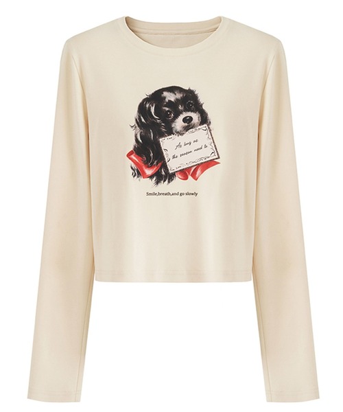 tシャツ ドッグプリントTシャツ FC25S086「Fano Studios」「2025SS」 レディース メンズ ドッグプリントTシャツ FC25S086【Fano Studios】【2025SS