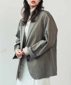 美品！AP STUDIO リネンプレイドジャケット Newリネンプレイドジャケット（テーラードジャケット）｜AP