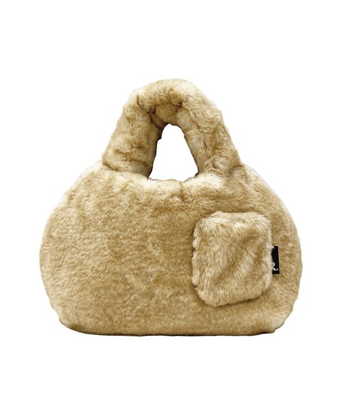 ROOTOTE(ルートート)の「ルートート / SN.DELI.FUR-blanket-A(トートバッグ・レディース・ベージュ/ブラック/グレー・FREE)」の5枚目の写真