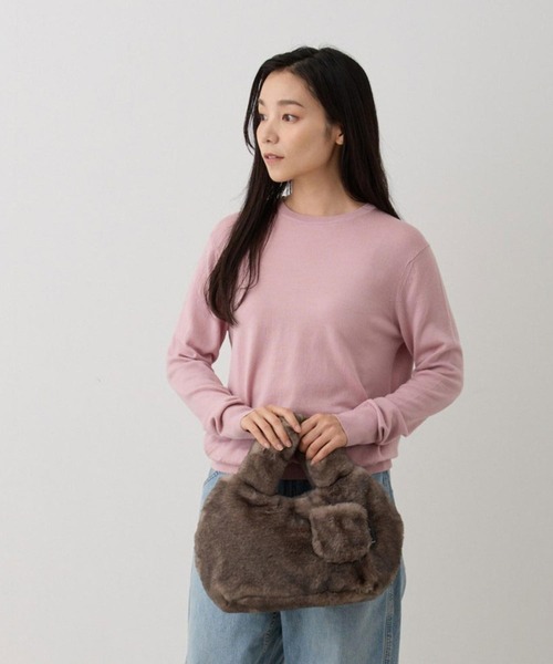 ROOTOTE(ルートート)の「ルートート / SN.DELI.FUR-blanket-A(トートバッグ・レディース・ベージュ/ブラック/グレー・FREE)」の20枚目の写真