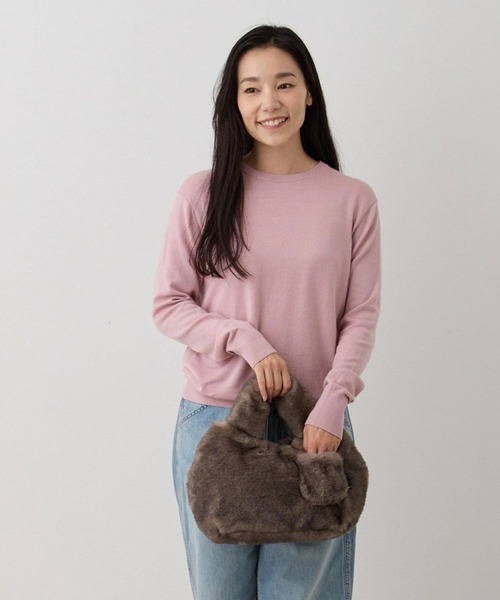 ROOTOTE(ルートート)の「ルートート / SN.DELI.FUR-blanket-A(トートバッグ・レディース・ベージュ/ブラック/グレー・FREE)」の22枚目の写真