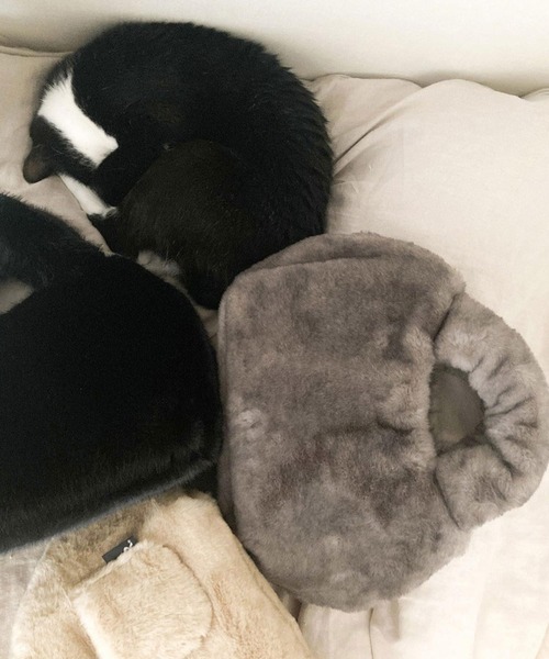 ROOTOTE(ルートート)の「ルートート / SN.DELI.FUR-blanket-A(トートバッグ・レディース・ベージュ/ブラック/グレー・FREE)」の7枚目の写真