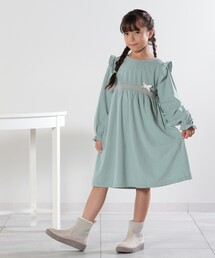 SHOO・LA・RUE（シューラルー）の「【110-140cm】ミニコーデュロイスモッキングワンピース（ワンピース・キッズ）」