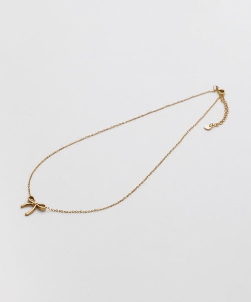 ciite' surgical stainless(シーテサージカルステンレス)の「【 金属アレルギー対応 】 シンプルリボン ネックレス サージカルステンレス(ネックレス・レディース・シルバー/ゴールド/ピンクゴールド・FREE)」の5枚目の写真