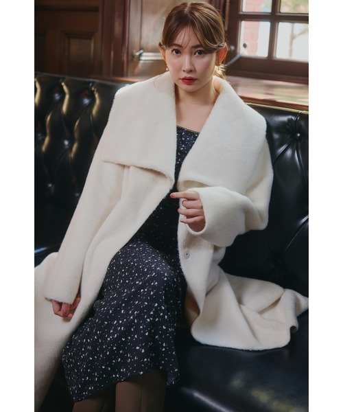 Grace Wrap Coat（ノーカラーコート）｜Her lip to（ハーリップ