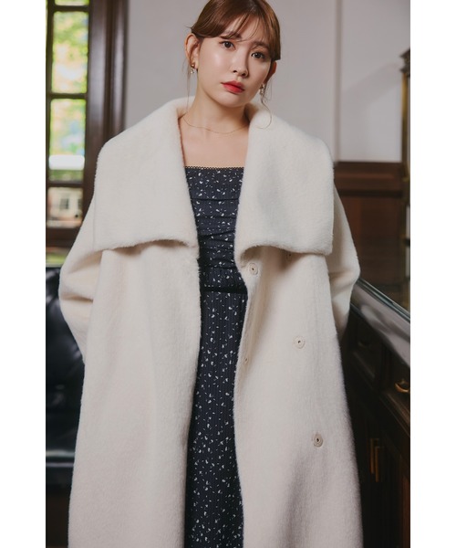 Grace Wrap Coat（ノーカラーコート）｜Her lip to（ハーリップトゥー