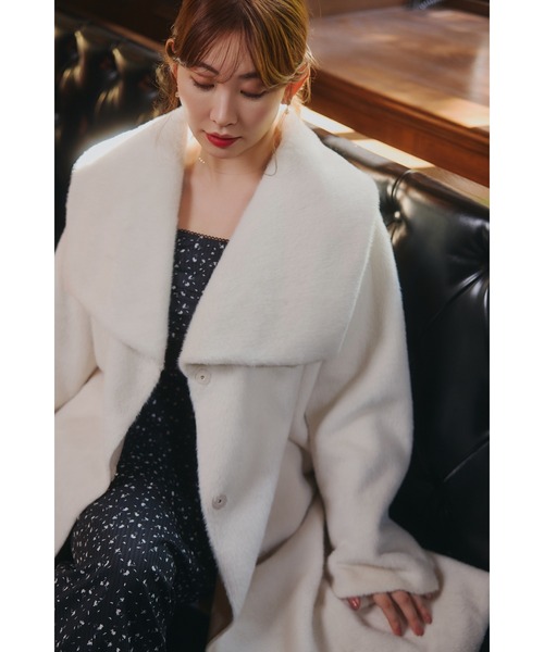 Grace Wrap Coat（ノーカラーコート）｜Her lip to（ハーリップトゥー