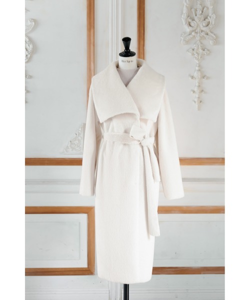 Grace Wrap Coat（ノーカラーコート）｜Her lip to（ハーリップトゥー