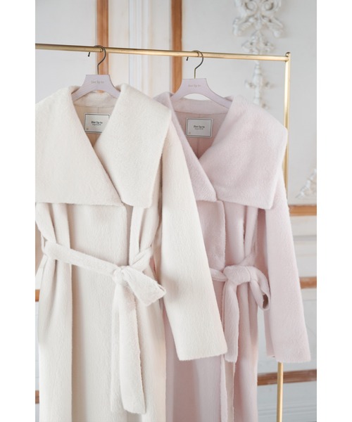 Grace Wrap Coat（ノーカラーコート）｜Her lip to（ハーリップ