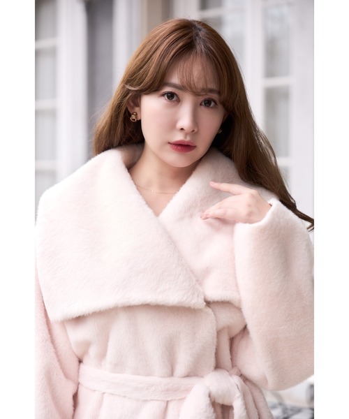 Grace Wrap Coat（ノーカラーコート）｜Her lip to（ハーリップトゥー