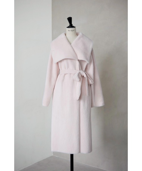 Grace Wrap Coat（ノーカラーコート）｜Her lip to（ハーリップトゥー
