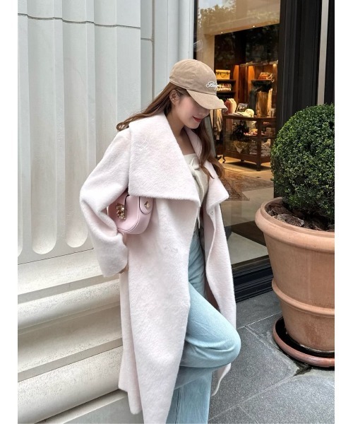 Grace Wrap Coat（ノーカラーコート）｜Her lip to（ハーリップトゥー