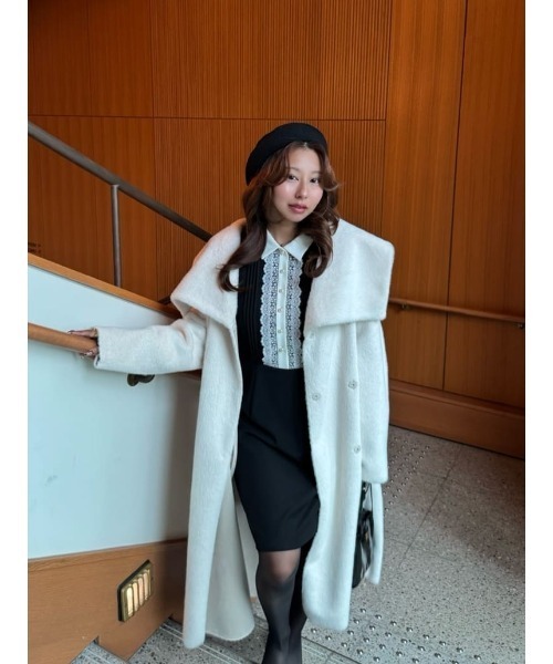 Grace Wrap Coat（ノーカラーコート）｜Her lip to（ハーリップトゥー