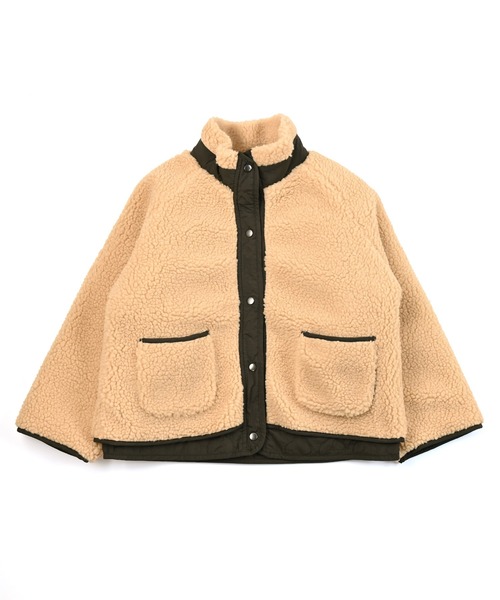 BIG FIELD（ビッグフィールド）の「リバーシブルアウター（その他アウター・キッズ・ベージュ/チャコール/レッド・90/100/110/120/130/140/150）」の7枚目の写真